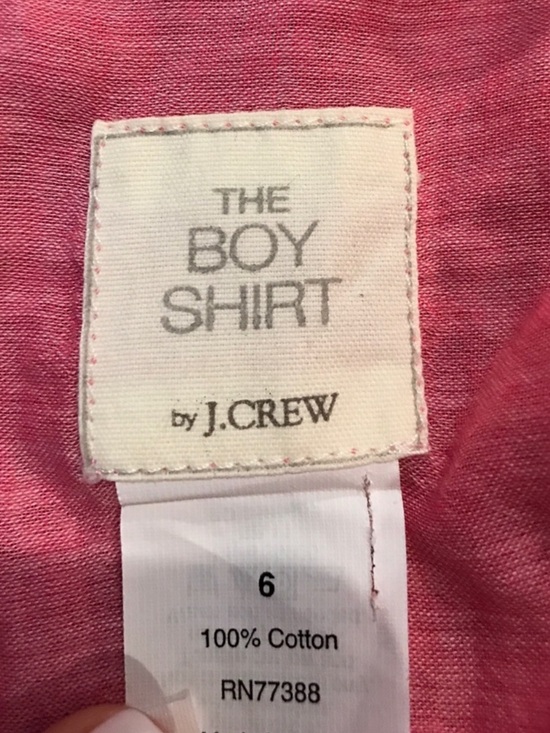 J. Crew Tops - J. Crew The Boy Shirt in Pink 💓